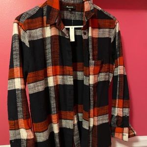 Brand new oversized flannel shirt from Madewell